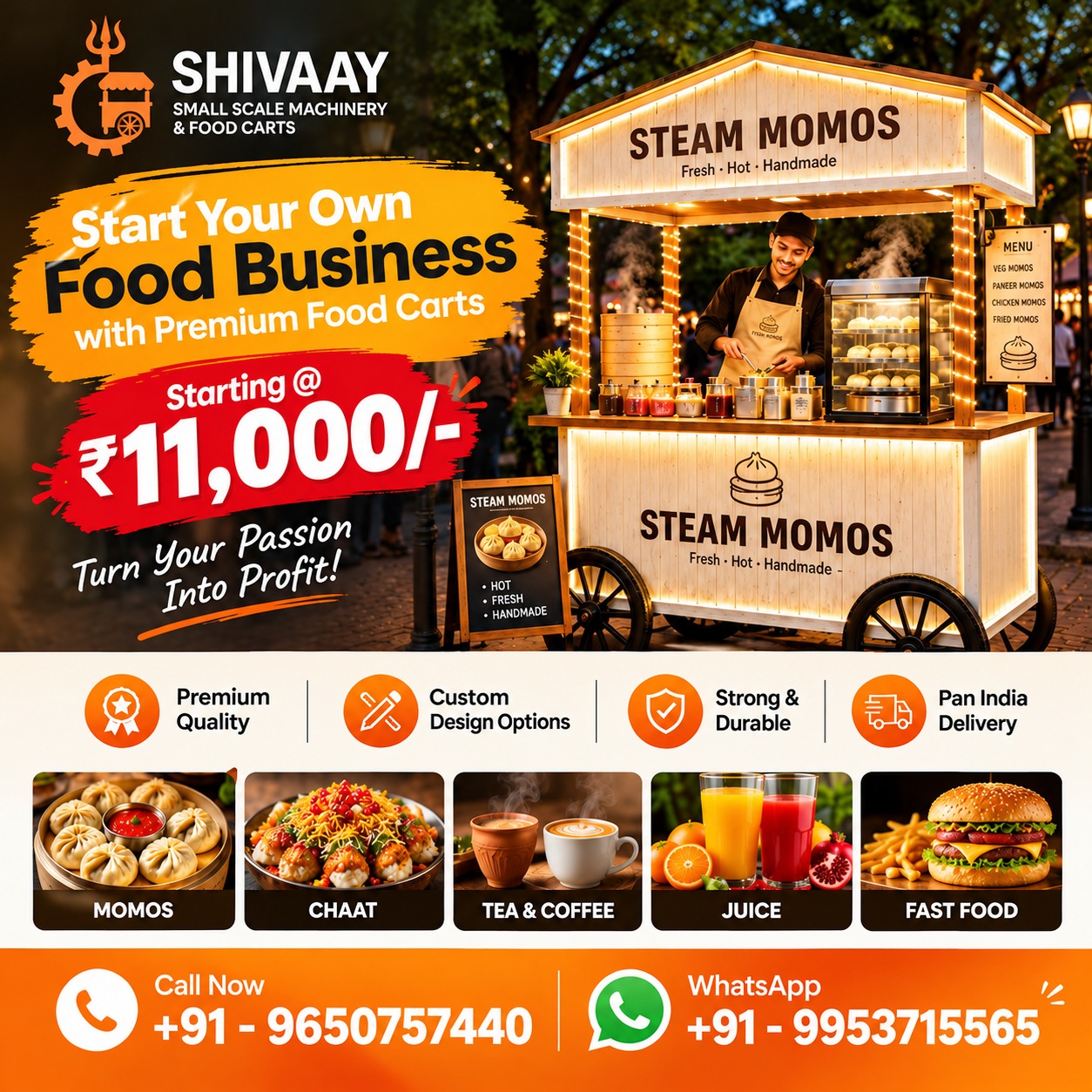 Food cart in delhi